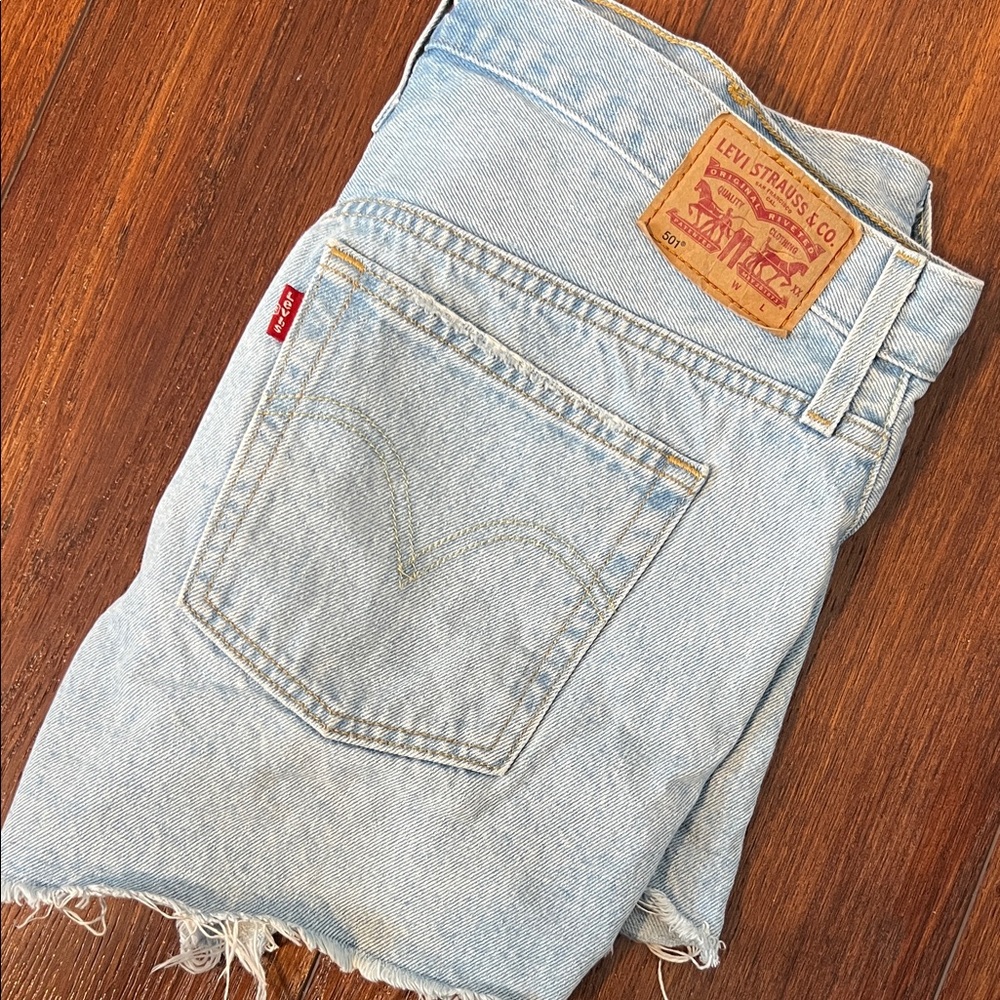 Levi's 501 Cutoff Denim Shorts